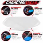Protector PPF Tacómetro Pulsar N160 N250 Antirrayones