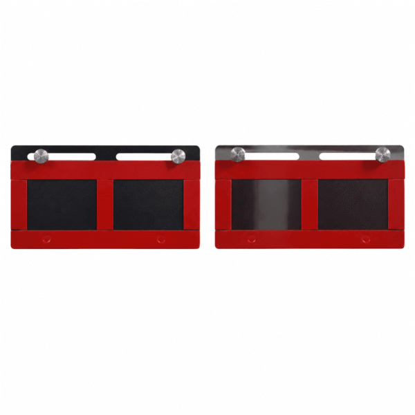 Portaplaca Flotante Universal Cromado Cinta 3M Colores