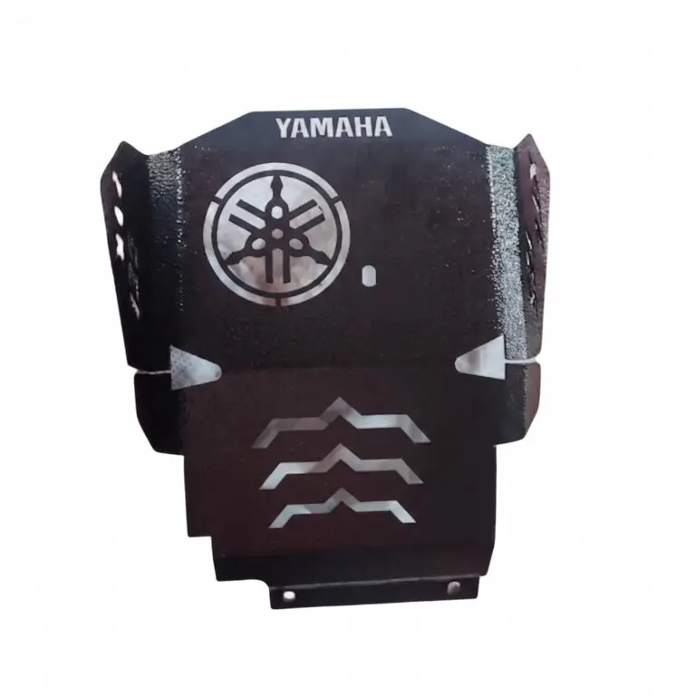 Pechera Acero Inoxidable Yamaha XTZ 125 Negra