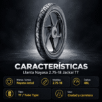 Llanta Moto Nayasa 2.75-18 Jackal TT 48L