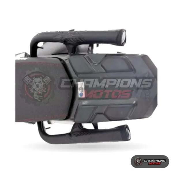 Forro parrilla xr 190 - Forro Protector de Parrilla Trasera XR 190 Reforzado - fondo blanco
