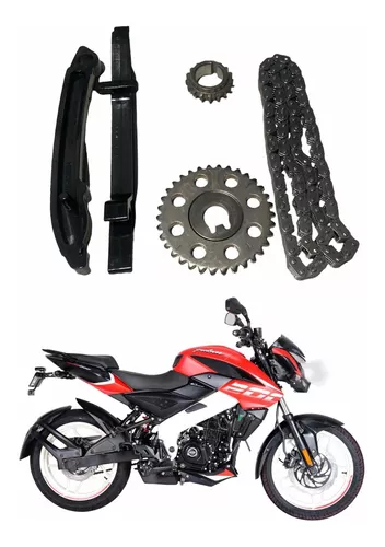 kit Guía Tensor Cadenilla + Piñón Leva + Cadenilla Pulsar