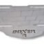 Porta placa Bajaj Boxer acero inoxidable