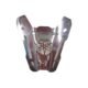 Emblema Frontal Yamaha Crypton Fi Acero Inoxidable