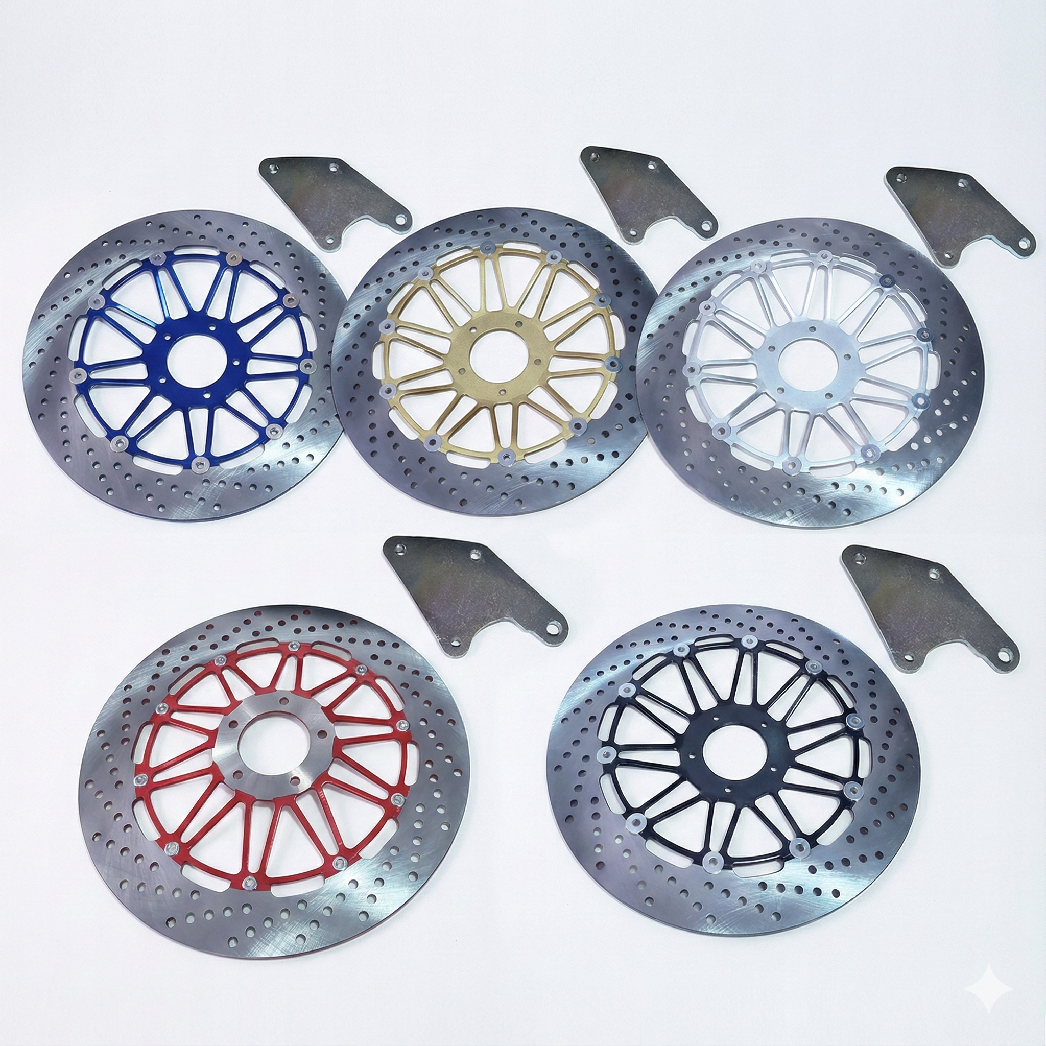 Disco de Freno Delantero akt nkd 320mm Lujo colores