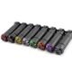 Empuñaduras Lujo Moto Universales Punta Estrella 22mm