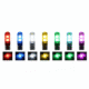 Bombillo led Cocuyo T10 Bayoneta Doble Funcion Carro-moto colores
