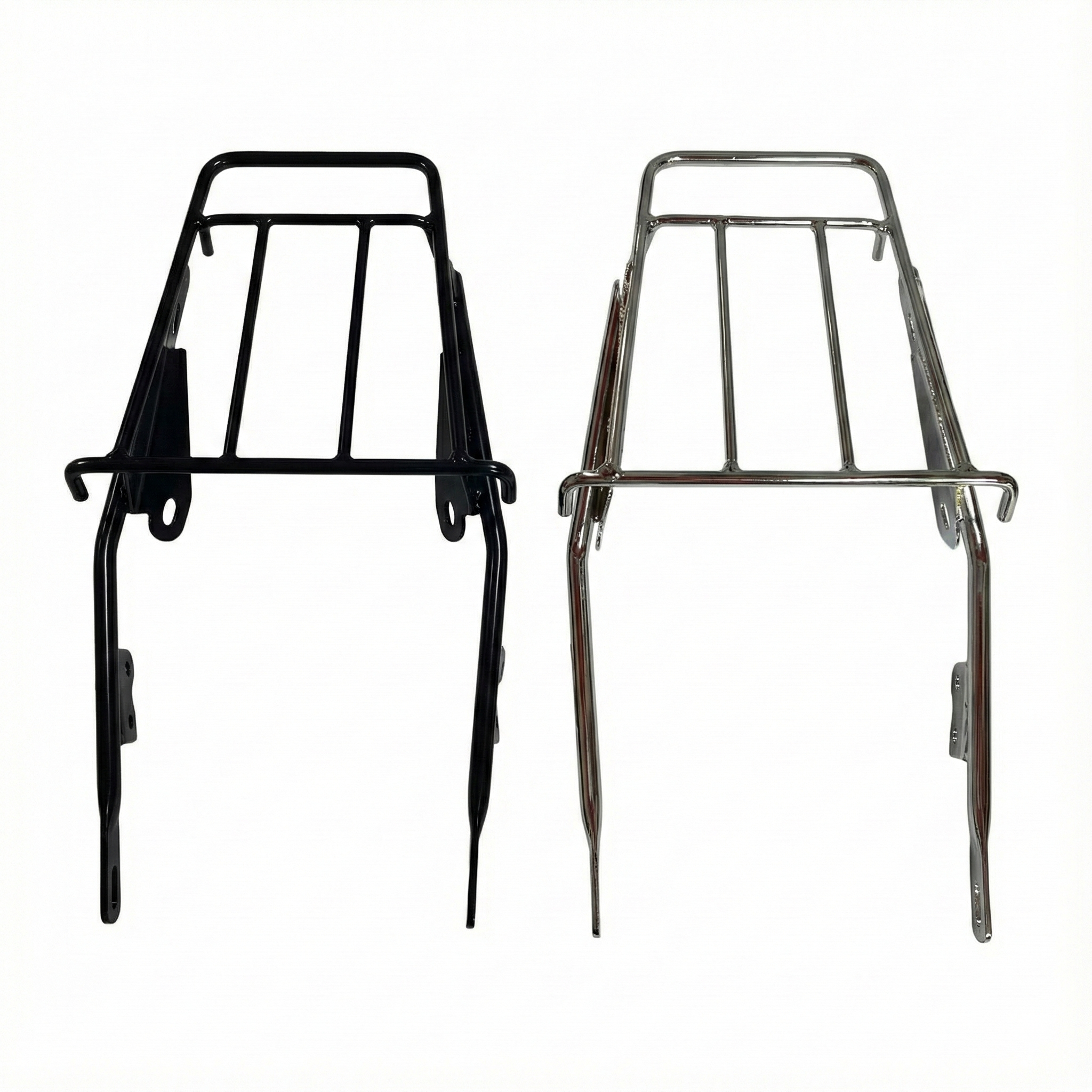 Parrilla Trasera Carga Yamaha Dt 125 Negro - Cromado