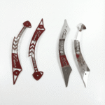 Par Emblema Logo Babero Parte Motor Suzuki Viva R