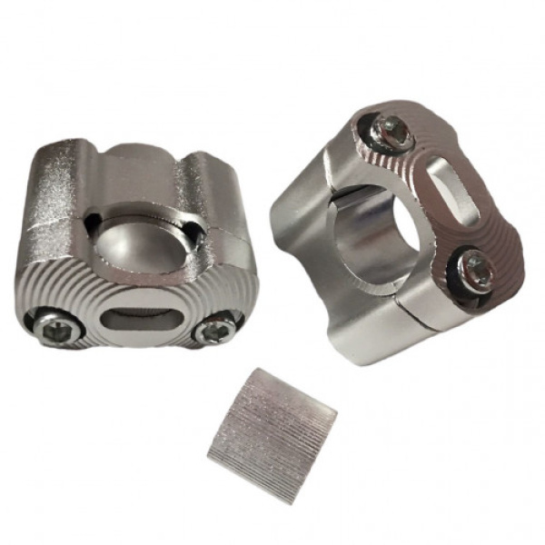 ELEVADOR DE MANUBRIO PLATEADO CROMO