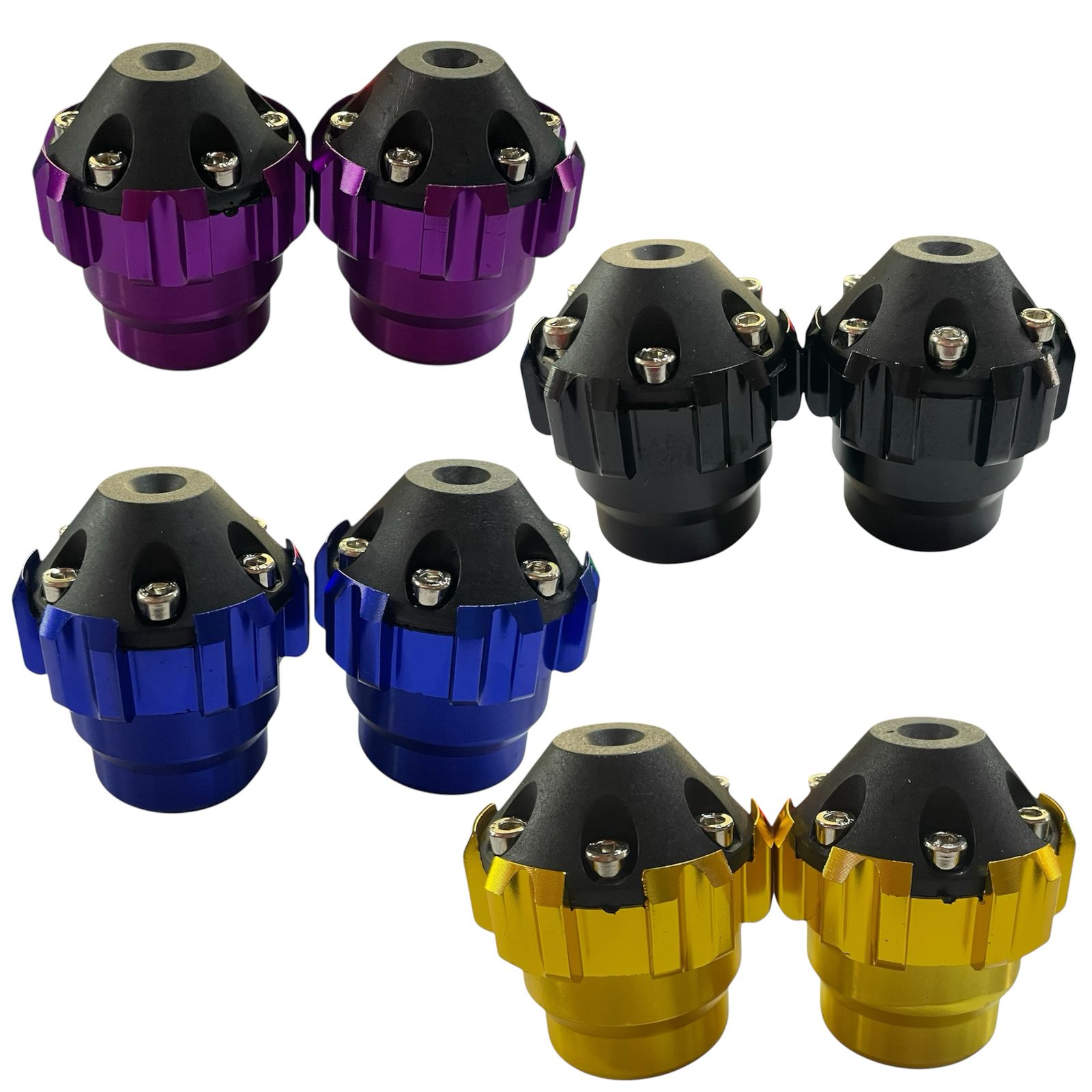 Par Sliders Punta Estrella Universal Colores Moto