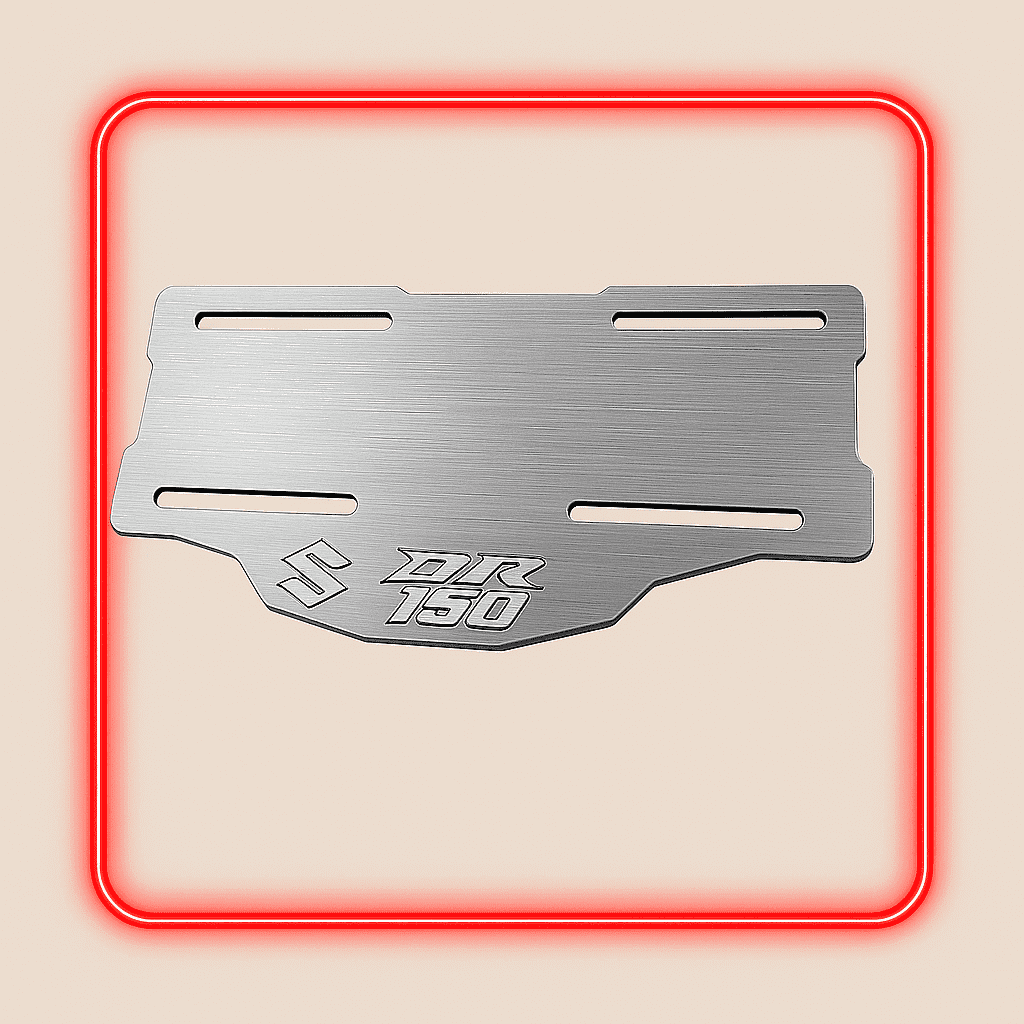 Porta Placas Acero Inoxidable