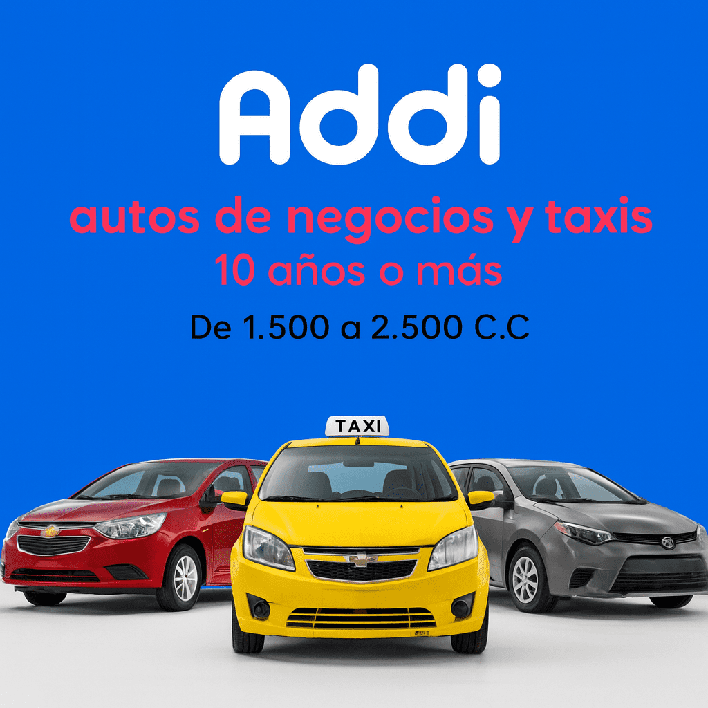 autos de negocios y taxis 10 años o más De 1.500 a 2.500 C.C