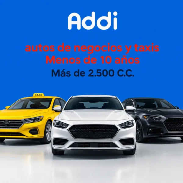 autos de negocios y taxis Menos de 10 años Más de 2.500 C.C