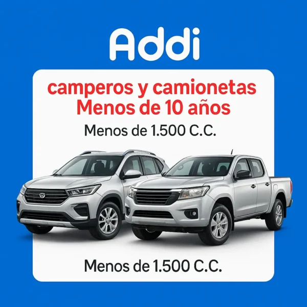 camperos y camionetas Menos de 10 años Menos de 1.500 C.C