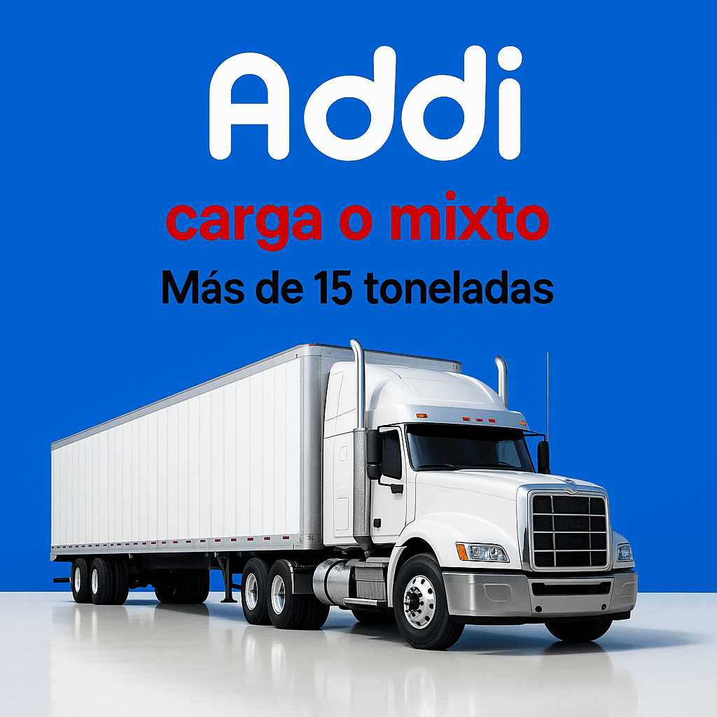 carga o mixto Más de 15 toneladas