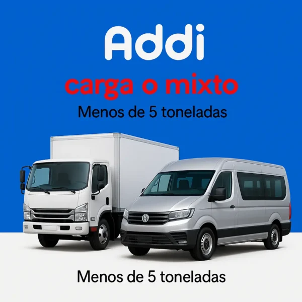 carga o mixto Menos de 5 toneladas