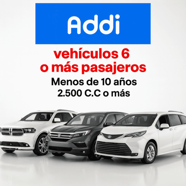 vehiculos 6 o mas pasajeros Menos de 10 años 2.500 C.C o más
