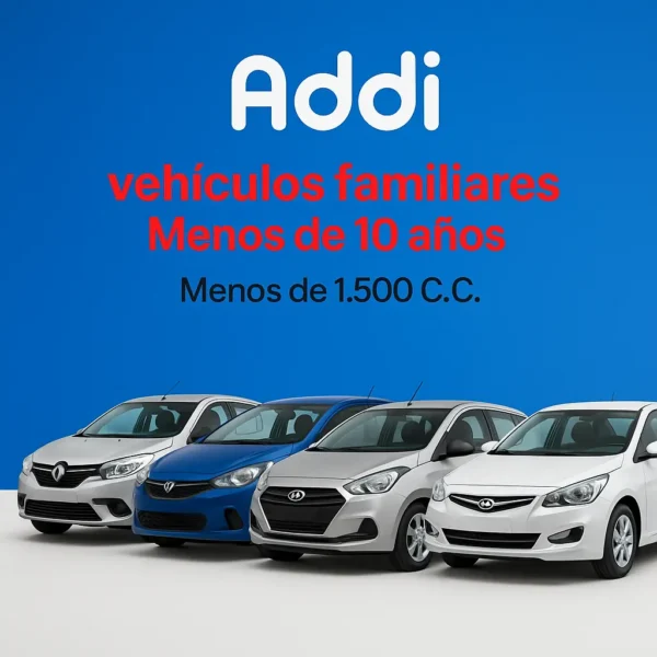 vehiculos familiares Menos de 10 años Menos de 1.500 C.C