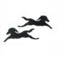 Emblema Resina Apache Caballo Negro Adhesivo