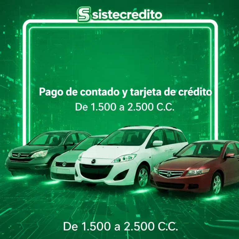 Soat Vehículos Familiares 10 o Más Años De 1.500 a 2.500 C.C Con Sistecredito