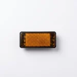 Unidad Traga Luz Rectangular Rosca 5 mm Naranja