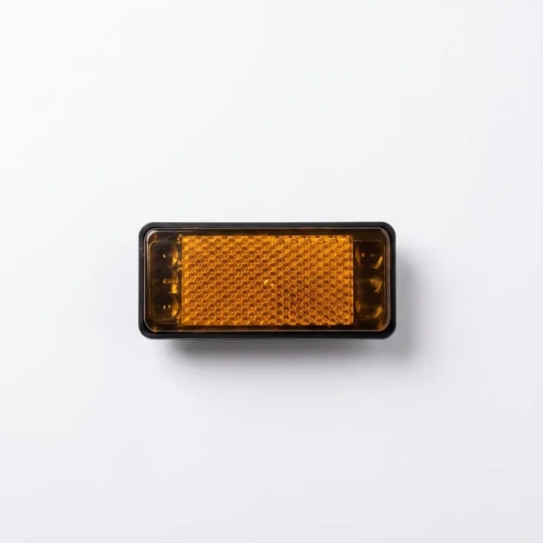 Unidad Traga Luz Rectangular Rosca 5 mm Naranja