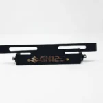 Portaplaca Retráctil GN125 Negro 3D Acero Inoxidable