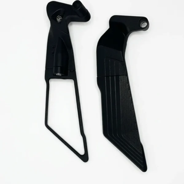 Espejos Naked Halcón Ajustables Negros Para Moto