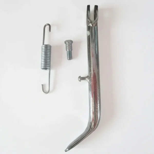 Pata Lateral Boxer Cromada Soporte Moto