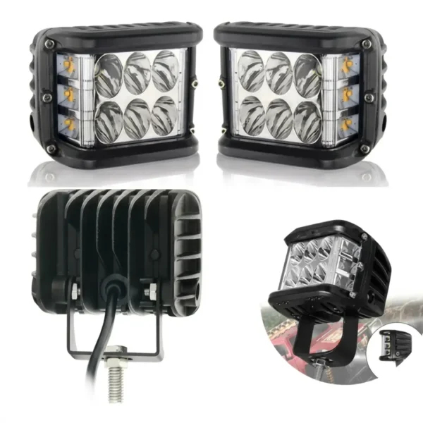 Par Exploradoras Federal 6 Led Para Moto