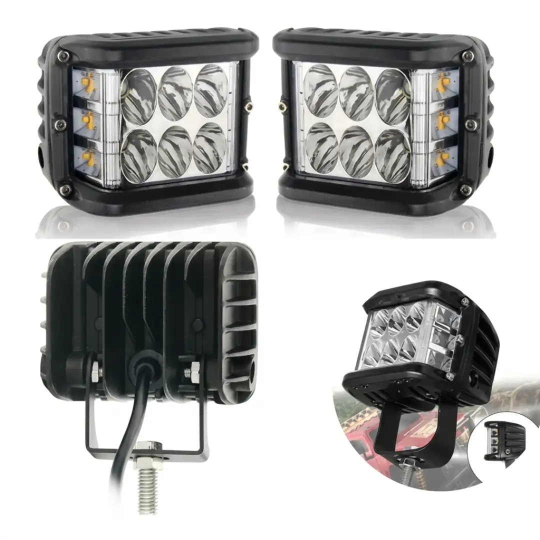 Par Exploradoras Federal 6 Led Para Moto Par Exploradoras Federal 6 Led Para Moto