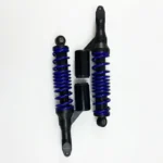 Par Amortiguadores Para BWS X Resorte Azul Pipa Cromada