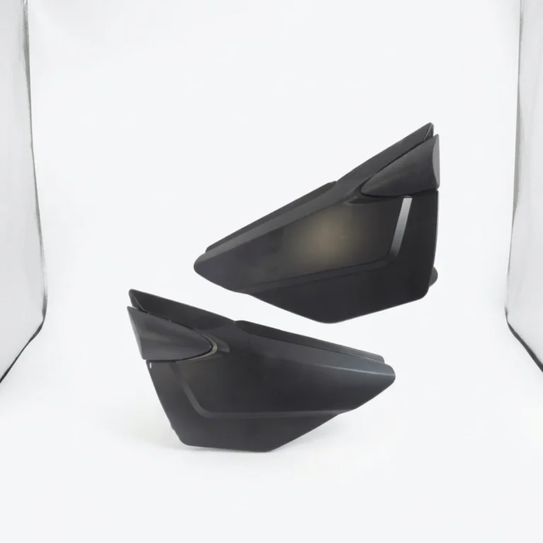 Juego De Tapas Laterales Para AKT NKD Genérica Negro Mate