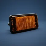 Unidad Traga Luz Rectangular Rosca 5 mm Naranja