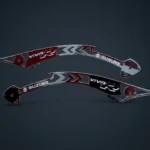 Par Logos Babero Abiertos Parte Motor Suzuki Viva R