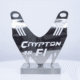 Logo Frontal Yamaha Crypton Fi V2 Acero Inoxidable