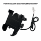 Soporte Porta Celular Para Moto Holder Metálico Ajustable