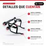 Defensa tipo stunt TVS Raider 125 Fi doble mogolla Cicol