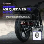 Llanta Nayasa 90/90-18 - Llanta Nayasa Basilisk 90/90-18 57L Tubeless Sellomatic - instalado en la moto