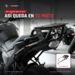 Parrilla trasera Yamaha FZ 3.0 Cicol para baúl