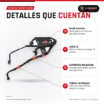 Parrilla trasera Yamaha FZ 3.0 Cicol para baúl