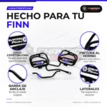 Porta alforjas crypton finn - Porta Alforjas yamaha cryp Negro Soporte Lateral - características